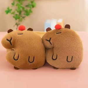 a pair of cute animal plush dolls 013