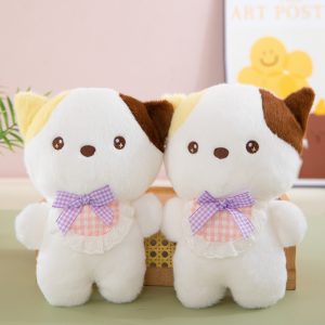 a pair of cute animal plush dolls 009