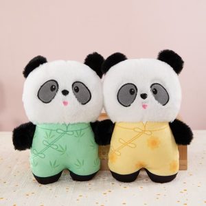 a pair of cute animal plush dolls 006