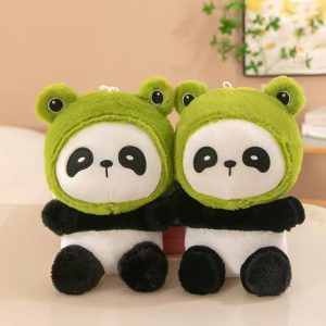 a pair of cute animal plush dolls 005