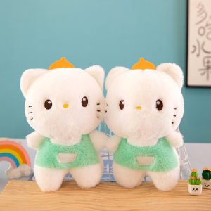 a pair of cute animal plush dolls 002